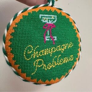 Anthropologie x Furbish “Champagne Problems” Ornament - NWT